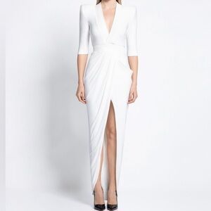 Zhivago White Long Sleeve Gown
